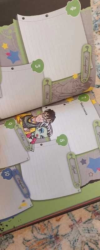 monster high pamiętnik kalendarz dziennik unikat raree