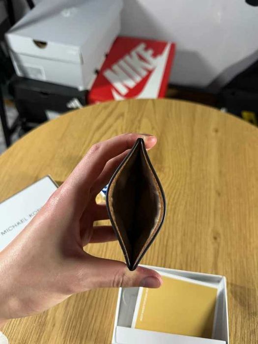 Damski Portfel na karty Michael Kors brązowy