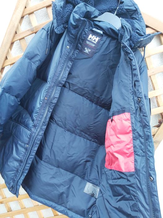NOWA Kurtka HH helly hansen granat bomberka puchowa xl down