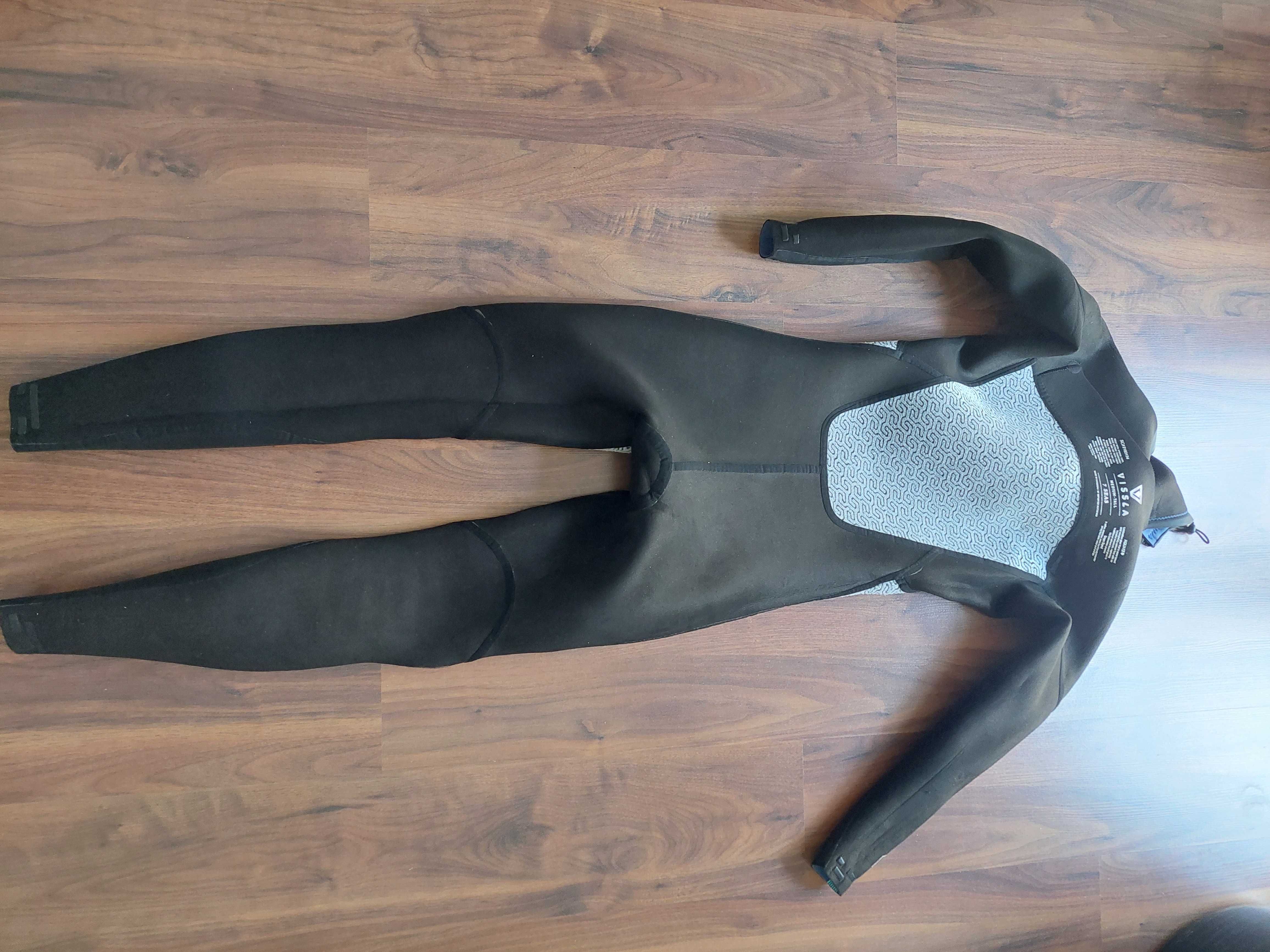 Fato surf Vissla 4-3 Full Peito ZIP-NVL