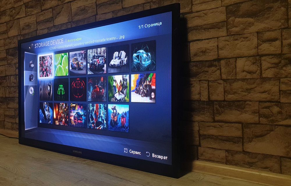 Телевизор Samsung PS-51D450, 51 диагональ,,   USB, HDMI, DBV-T