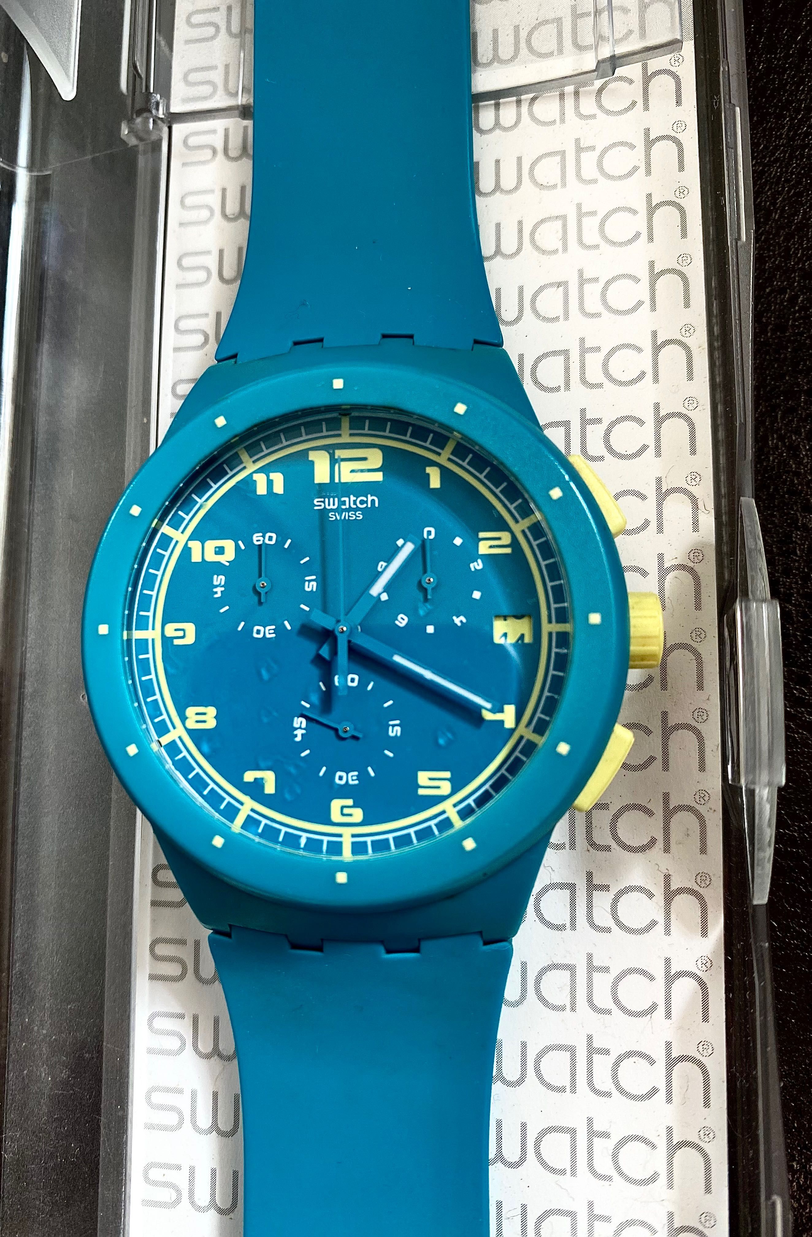 Relógio Swatch azul