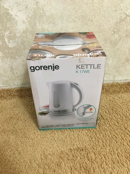 Електрочайник Gorenie K17WE