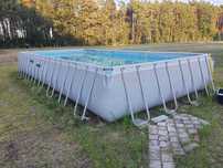 Basen stelażowy Bestway 488x948 cm + wyposażenie