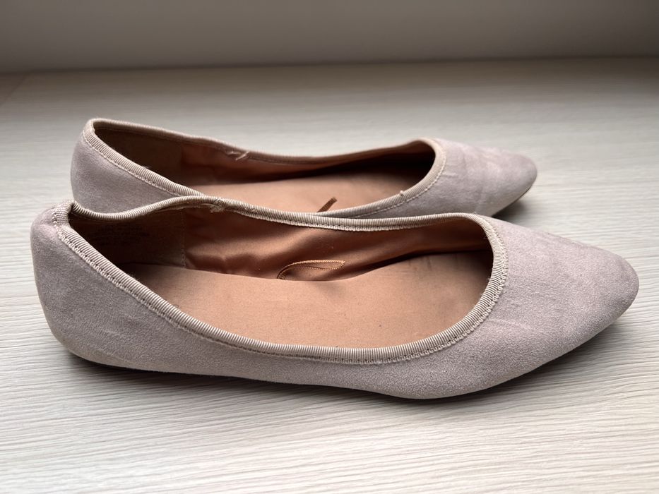Baleriny beżowe h&m 40