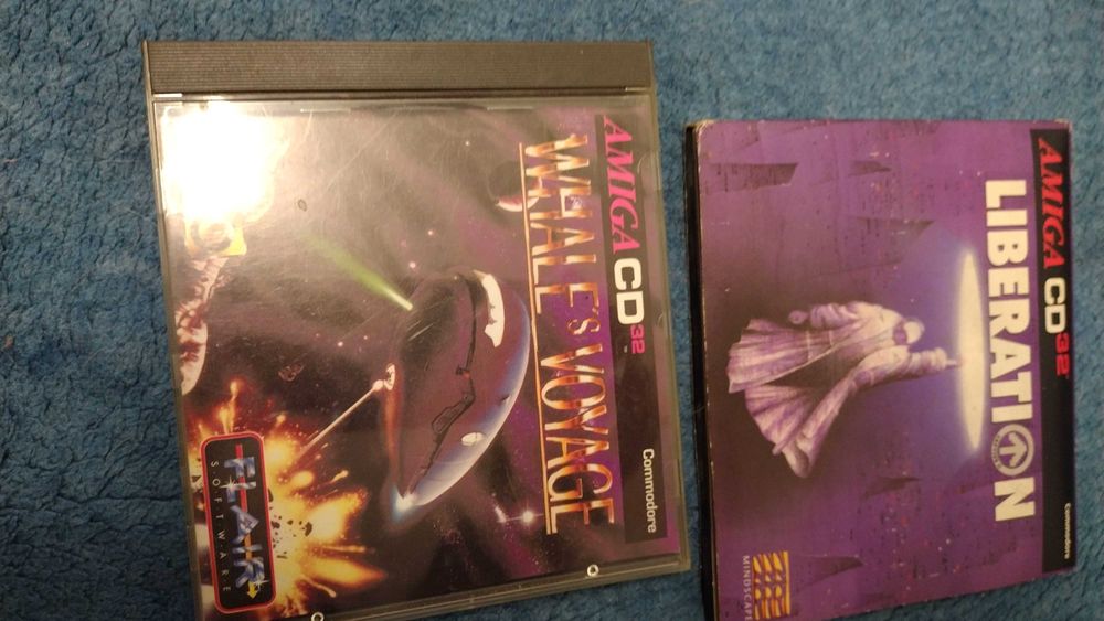 2 gry na Amigę 32cd igła