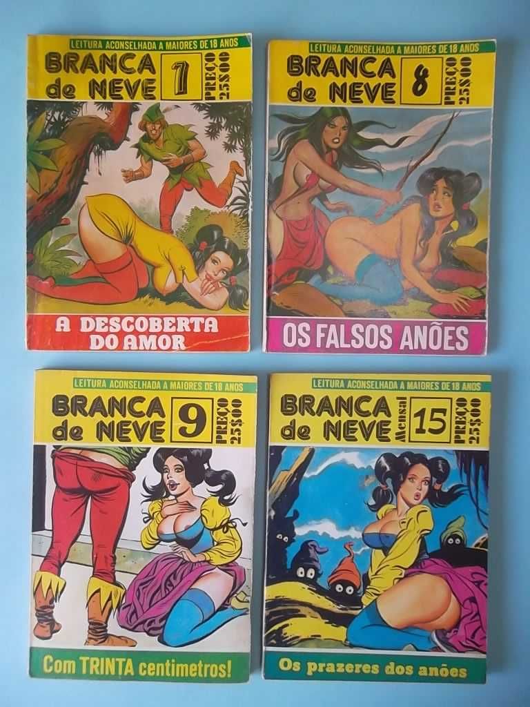 "BRANCA DE NEVE" - Clássico da Banda Desenhada erótica em Portugal