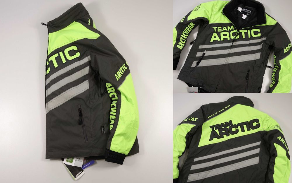Arctic Cat Snowmobile Team Arctic Pro Flex Jacket Lime Kurtka Męska M