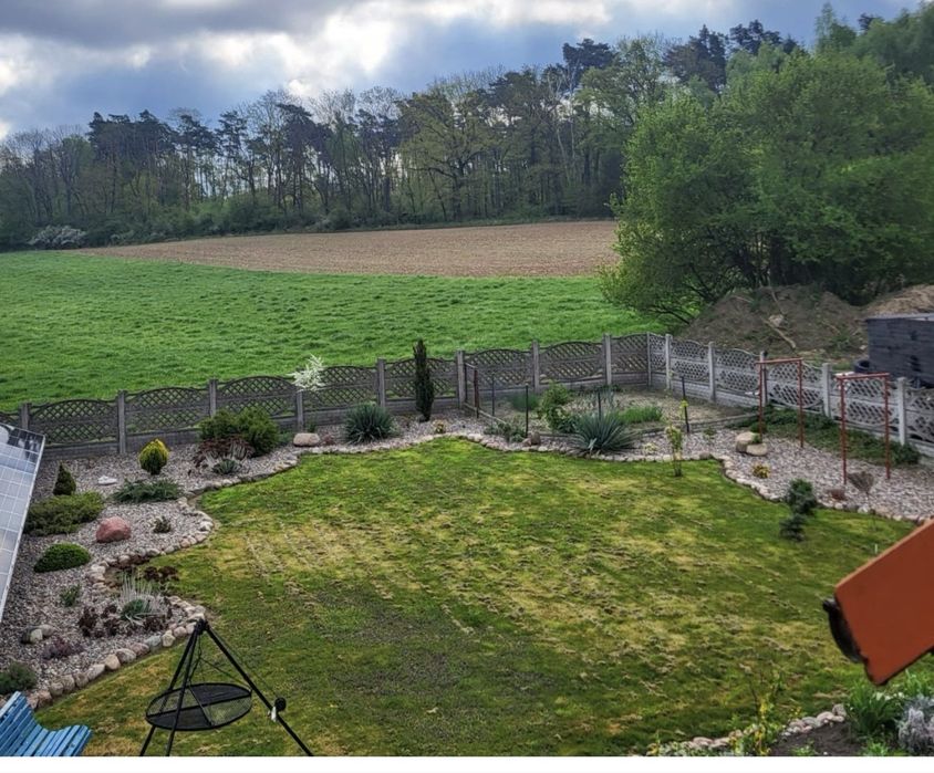 Płot betonowy 55 przęseł