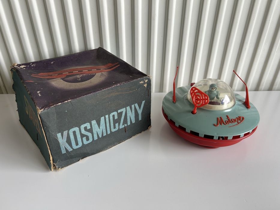Pojazd KOSMICZNY Meteor Palart Wrocław stara polska zabawka