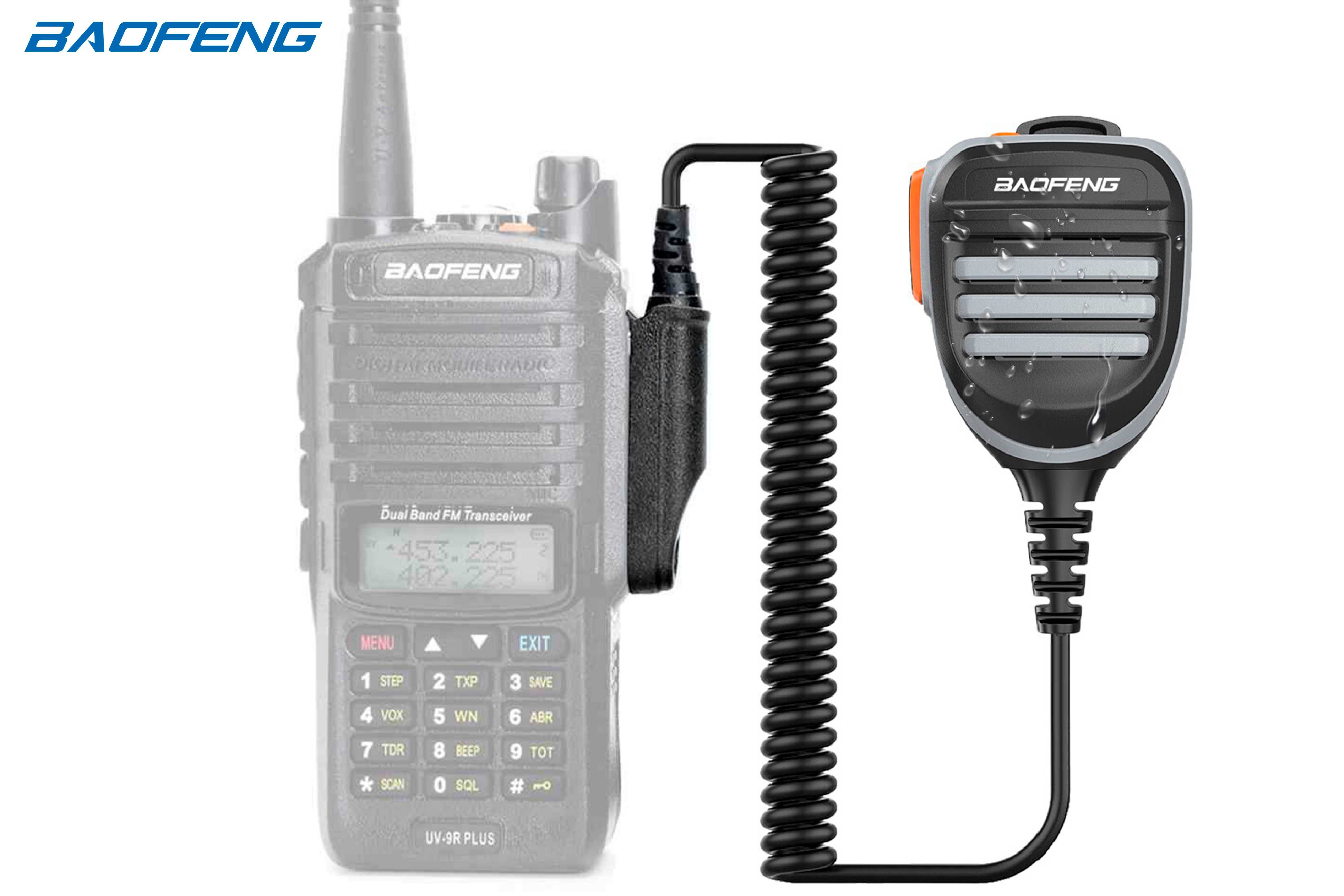 Microfone alto-falante PTT Baofeng Waterproof