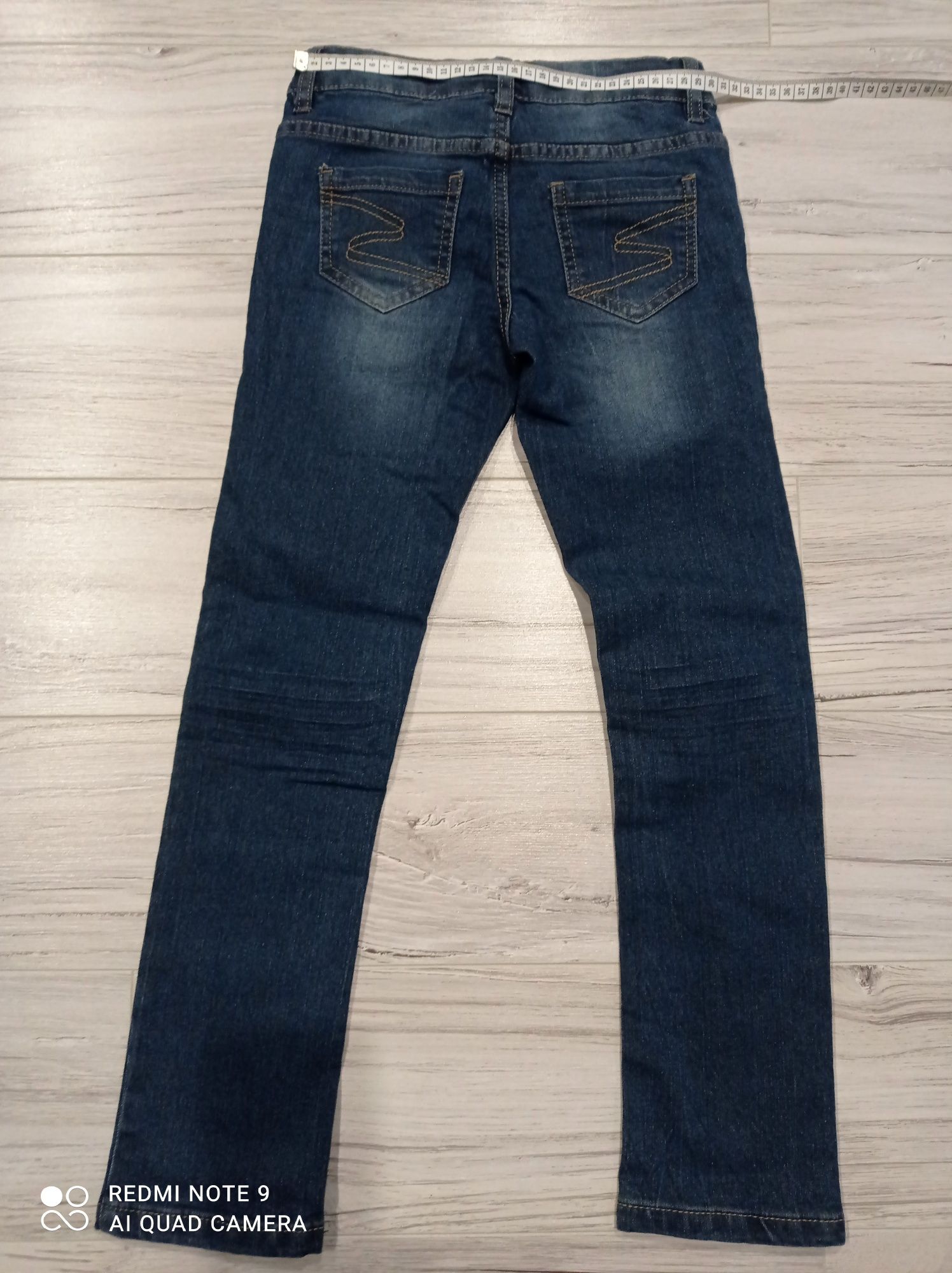 Eleganckie spodnie jeansowe rurki, Kik, r. 134, 8-9 lat