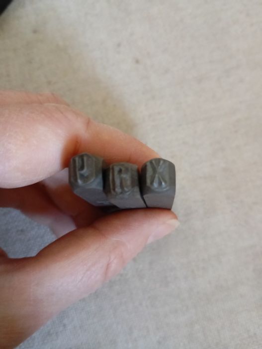 Клейма ударные по металлу . СССР