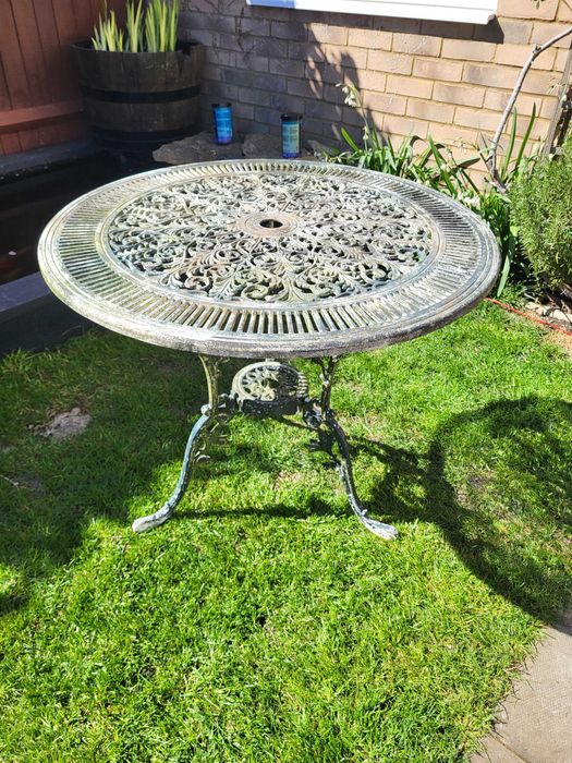 Ogrodowe meble aluminiowe stół + 4 krzesła PROMOCJA + Wysyłka