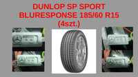 Dunlop SP Sport Bluresponse 185/60 R 15 stan bdb TANIO!!! - 4 sztuki!