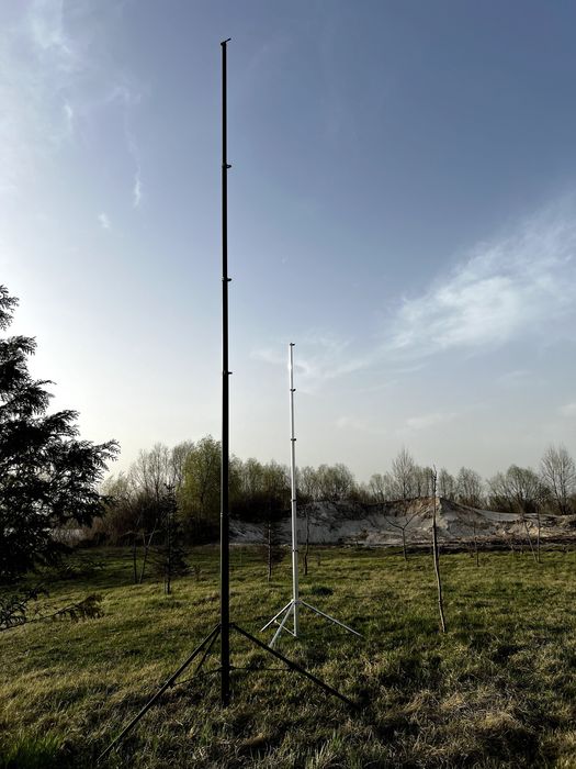 Мачта телескопическая для антенн усиленная 17м