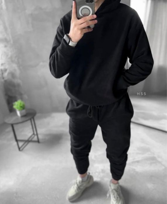 NEW Мужской спортивный костюм флисовый зимний 48-54 M-XL кофта и штаны