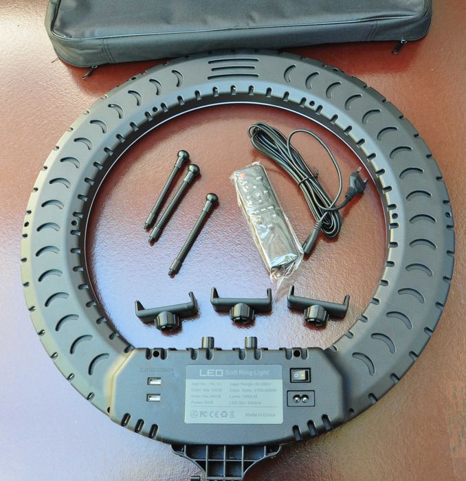 Большая светодиодная лампа, лед лампа кольцевая для фото