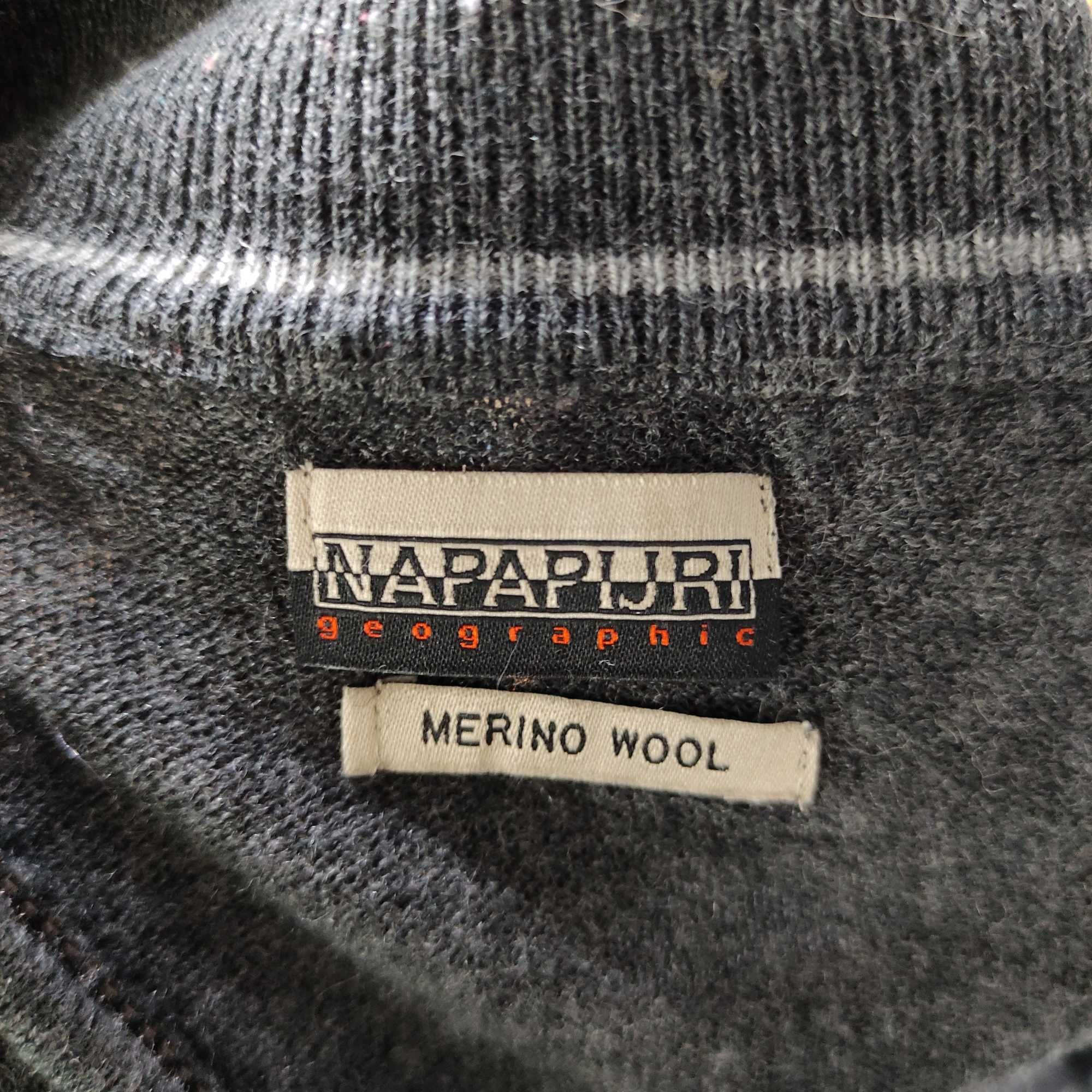 Merino wool sweater Napapijri. Хороша кофта Napapijri, шерсть мериноса