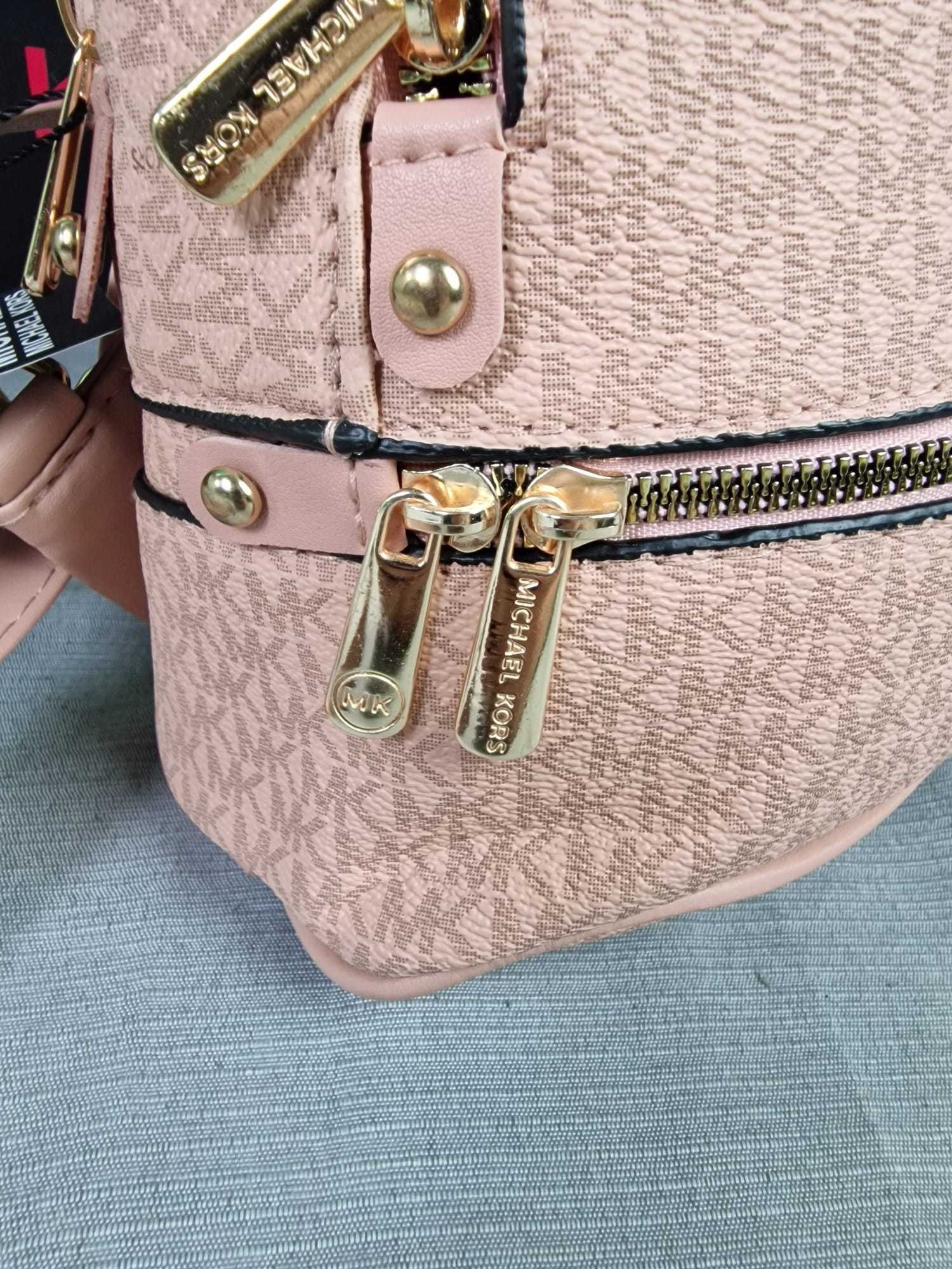 Plecak damski różowy Michael Kors monogram plecaki nowe MK