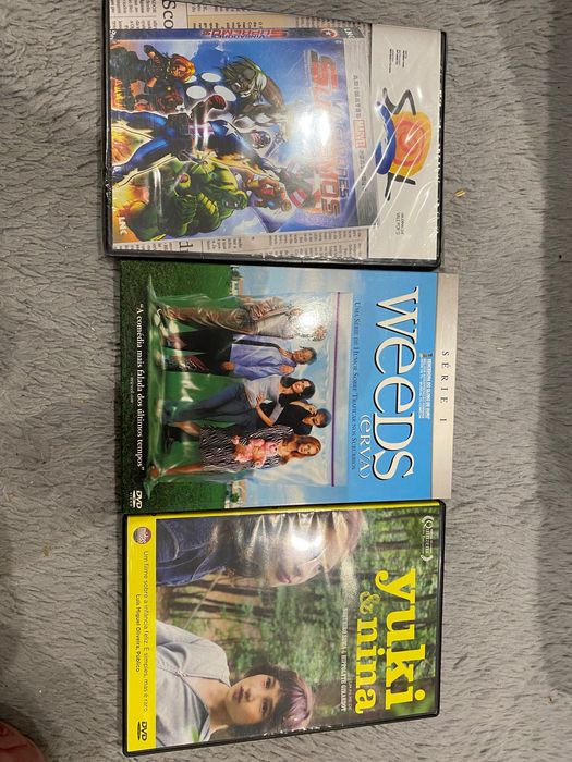DVDs novos embalados