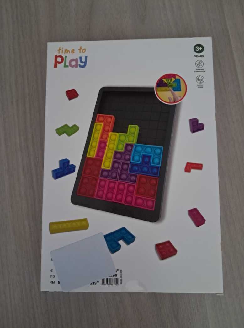 Układanka sensoryczna Tetris popit Zabawka Gra Logiczna dla Dzieci Dom