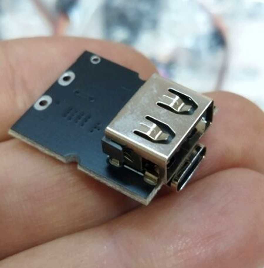 Мини павербанк 5V 2A Type-C USB с защитой и LED индикацией