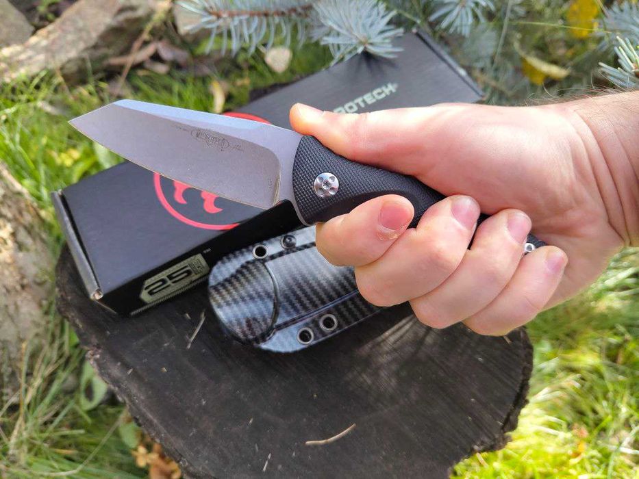 Брелок EDC компактний фіксед Microtech Socom Alpha Mini Warcom Black