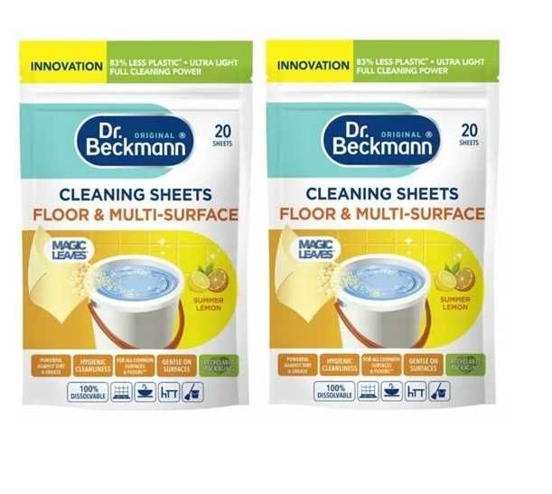 Dr. Beckmann Listki Czyszczące Uniwersalne Rozpuszczalne Citrus 40szt