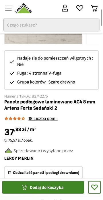 Panele podłogowe dąb sedańaki