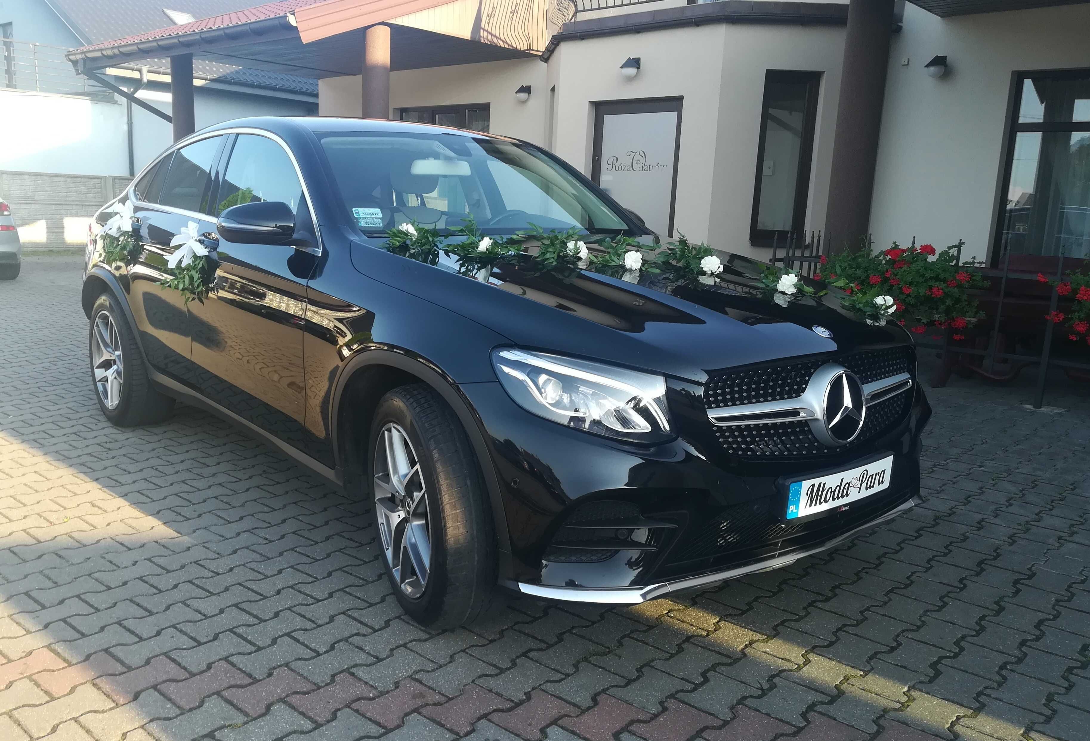 Auto do ślubu! Ekskluzywny Mercedes GLC coupe czarny!