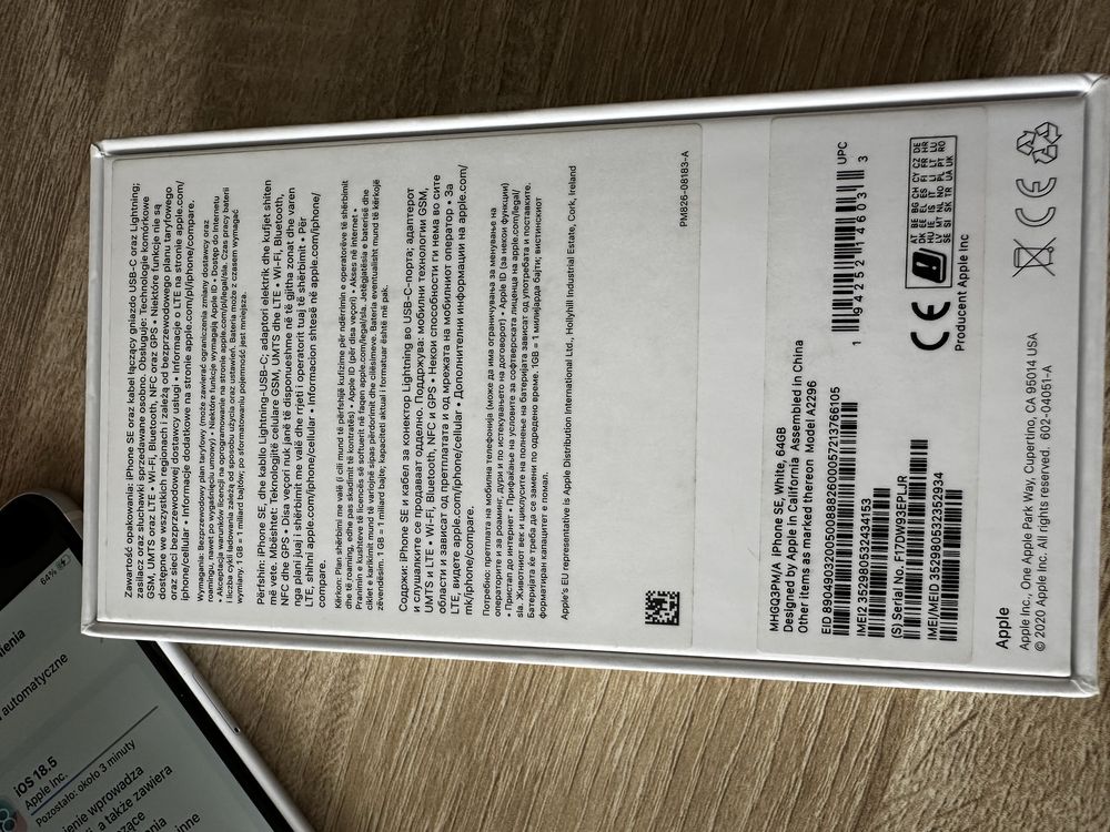 iPhone SE 2020 MHGQ3PM/A