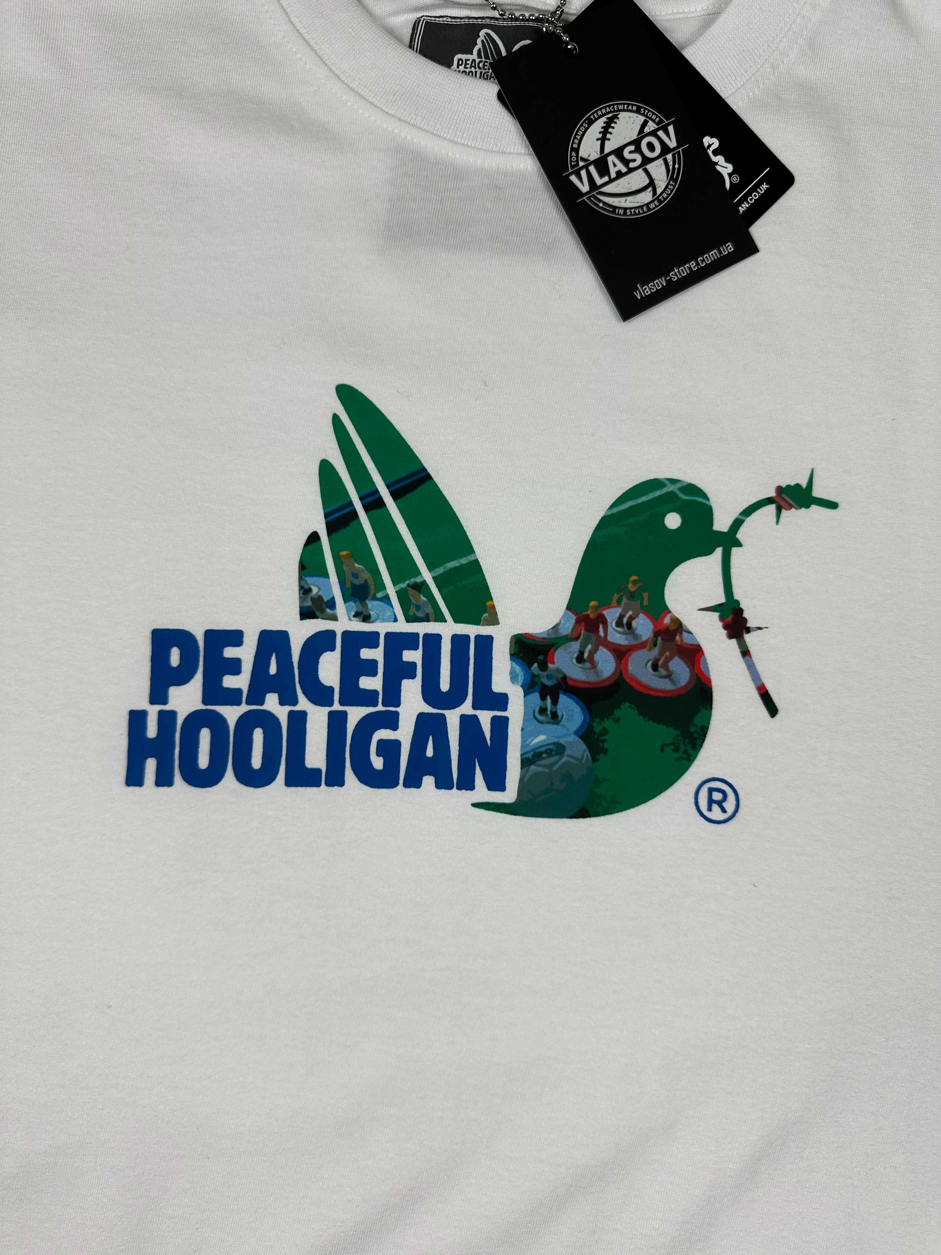 Футболка Peaceful Hooligan Football Dove White | Оригінал!