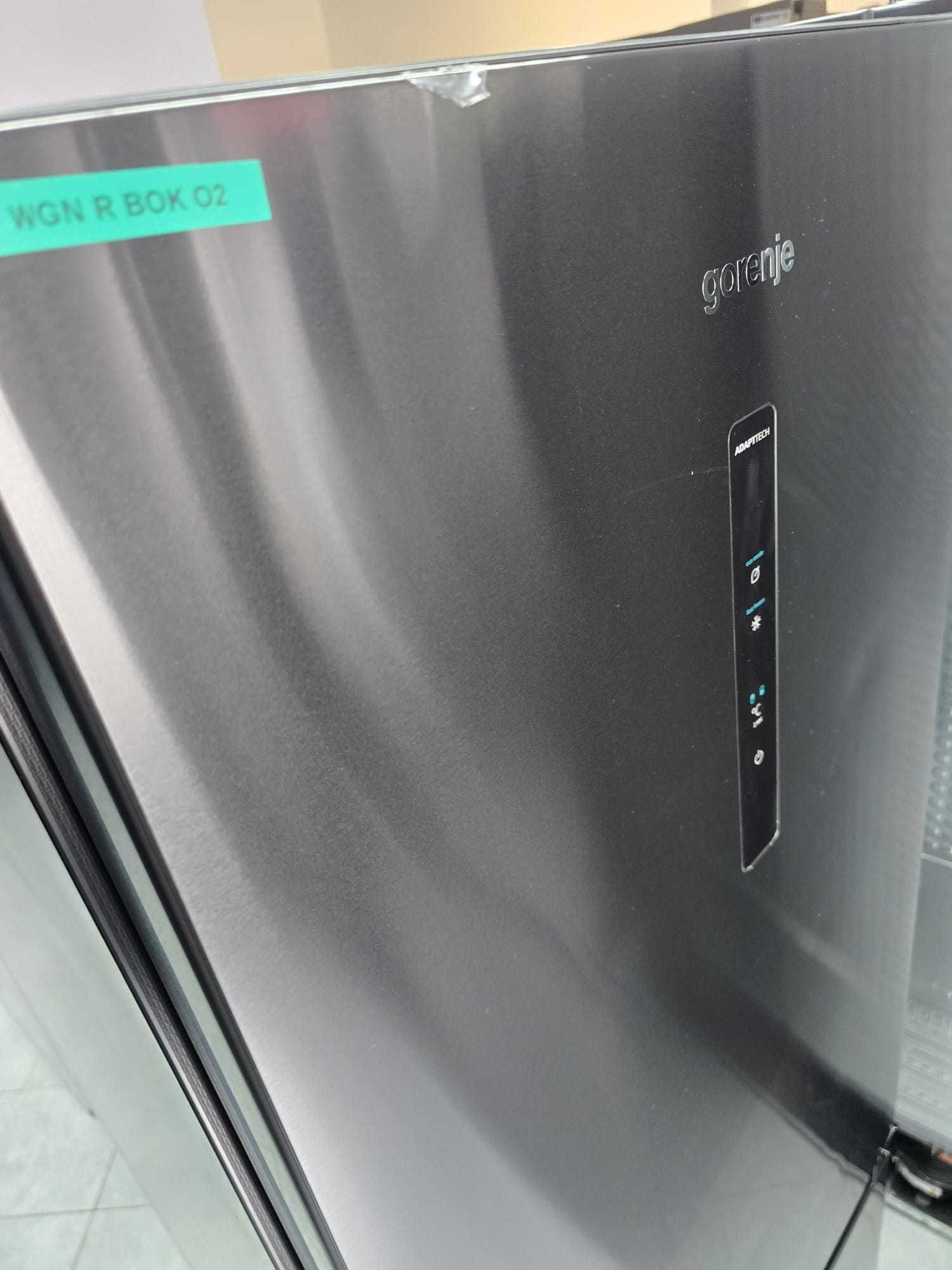 OUTLET nowa Lodówka Gorenje NRK619EABXL4  185 cm Czarna gwar 2 lata O2