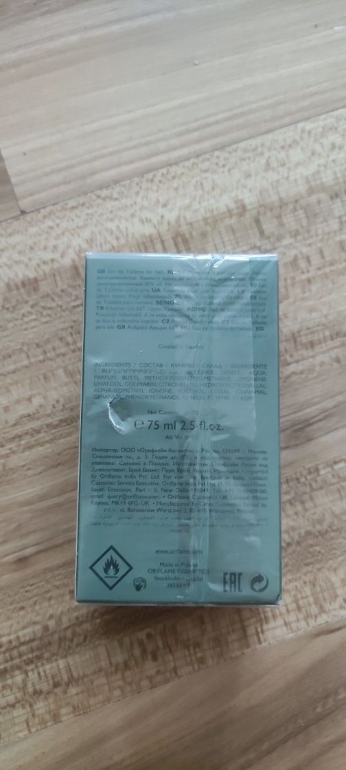 Woda toaletowa dla niego - Oriflame Greater - 75 ml - nowa