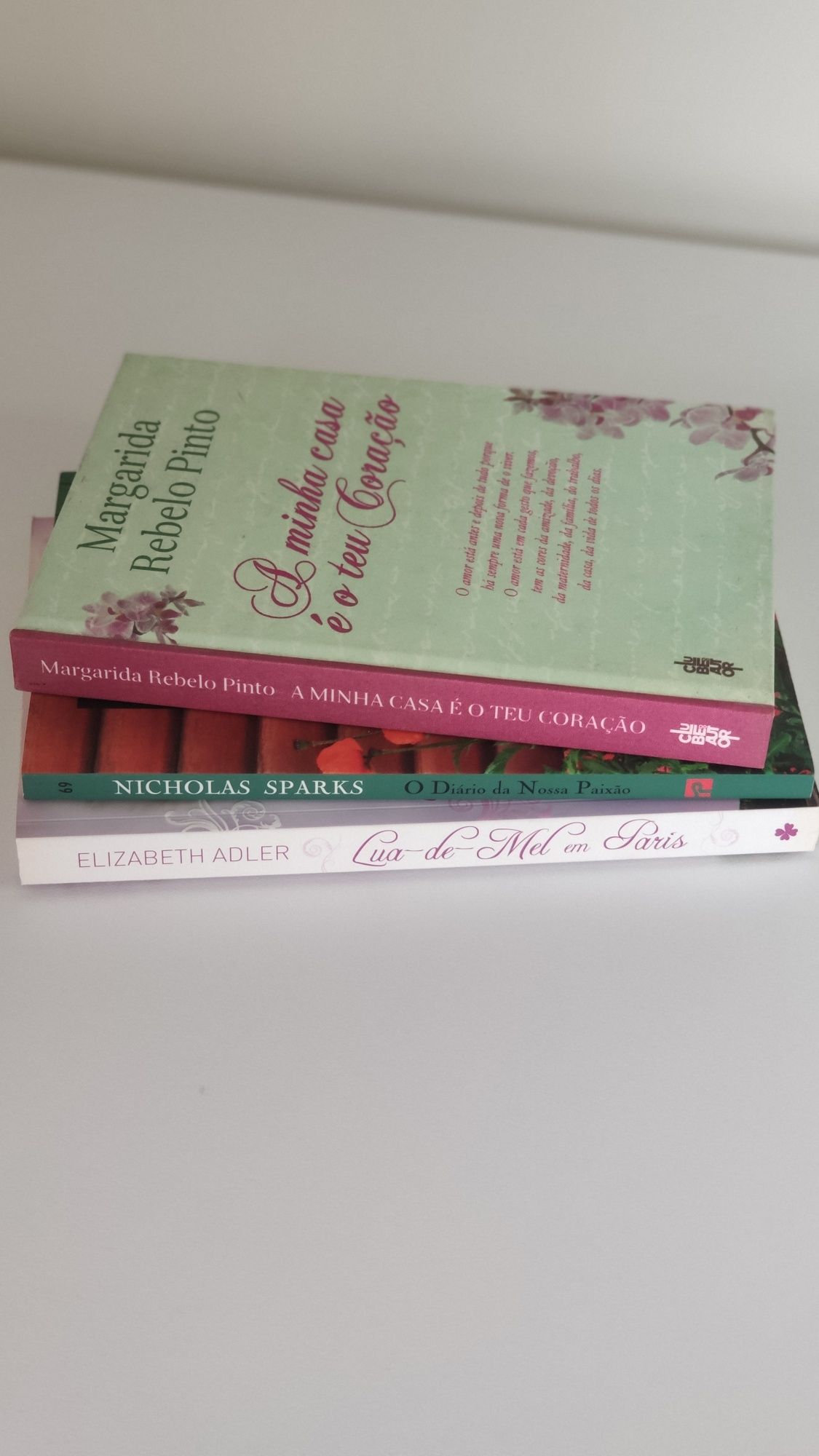 Conjunto de livros romance