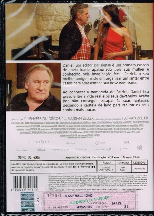 Filme em DVD: A OUTRA "Amoureux de ma Femme" - NOVO! SELADO!