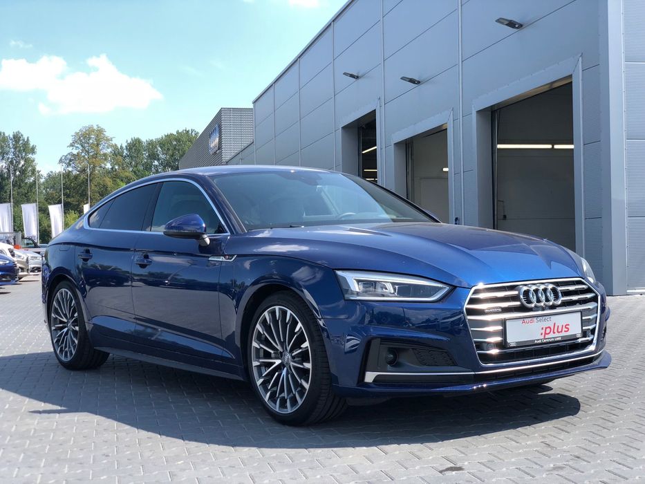 Audi A5 Sportback Bardzo bogate wyposażenie, Quattro, S-Line, bezwypadkowy