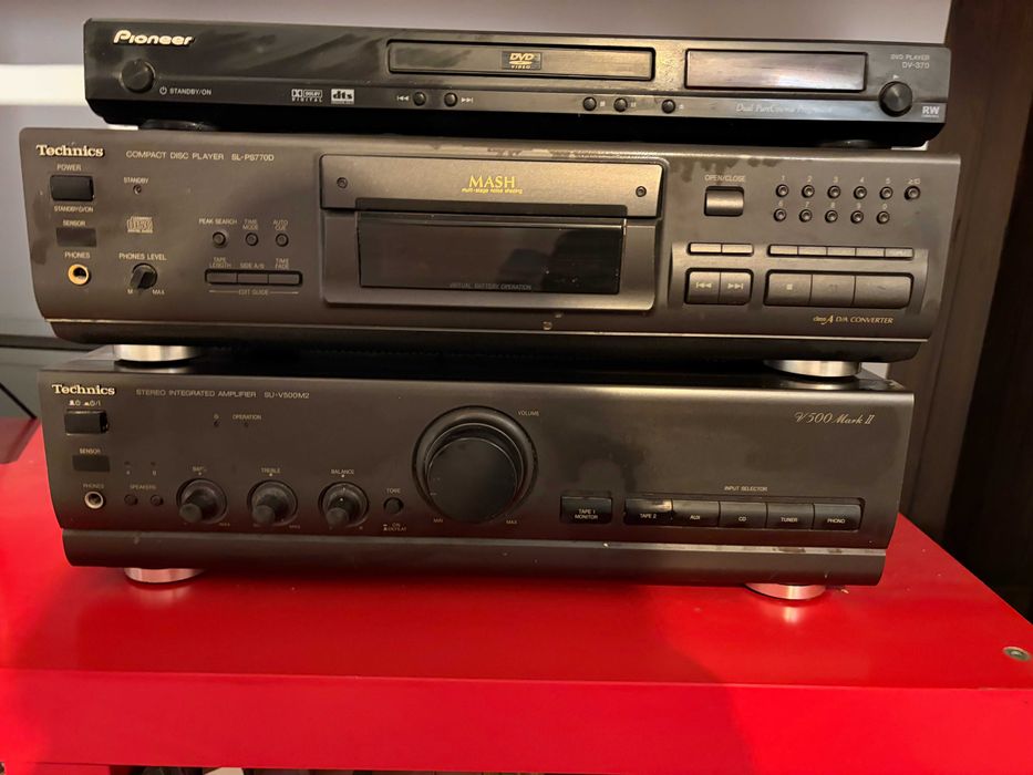 Wzmacniacz Technics + Technics CD +Kolumny Tonsil Sonata 200.
