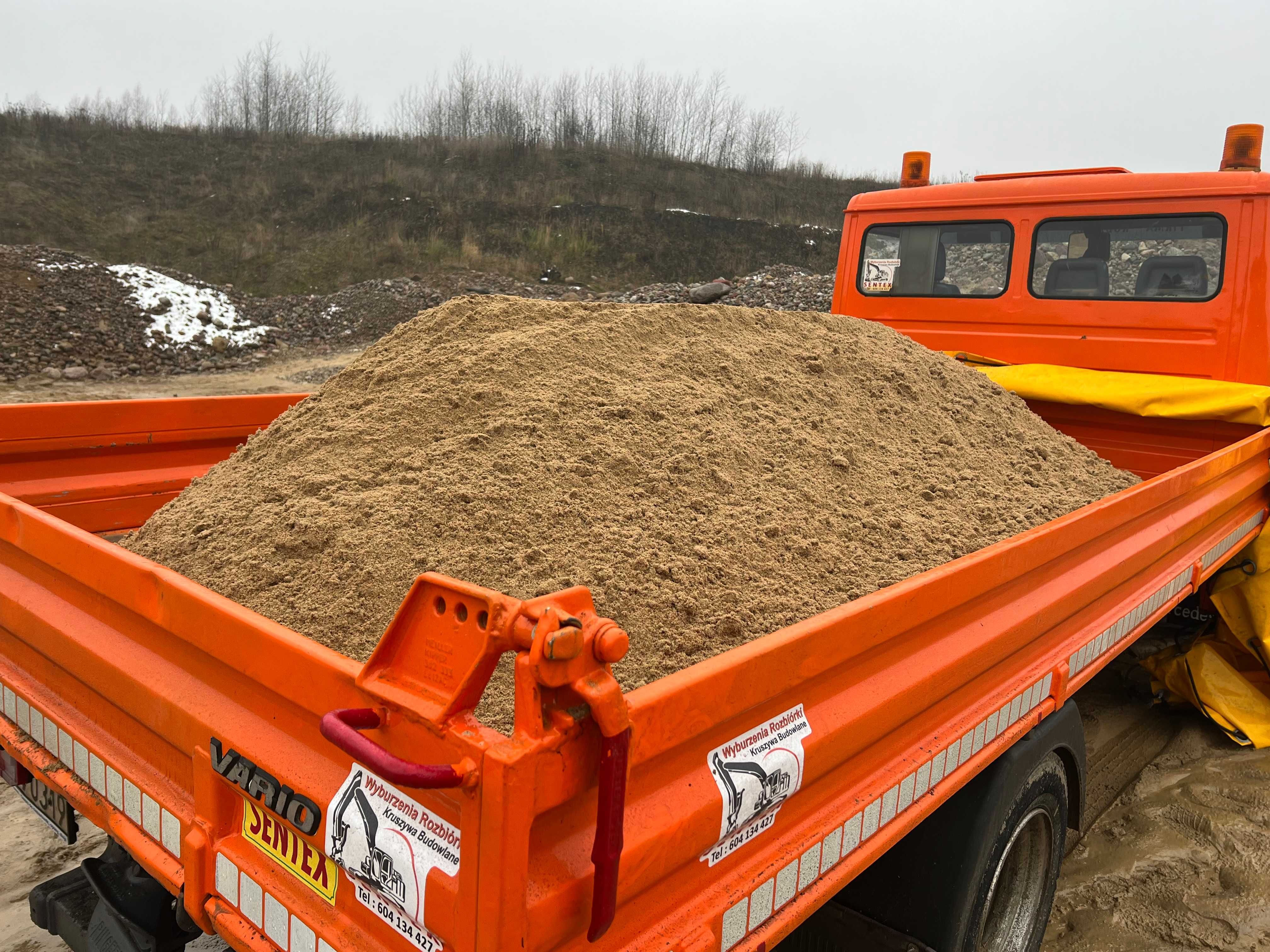 czarnoziem humus ziemia piasek żwir gruz Olsztyn kruszywa  kamień