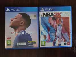 FIFA 22 + NBA 2k22 | Gry ps4