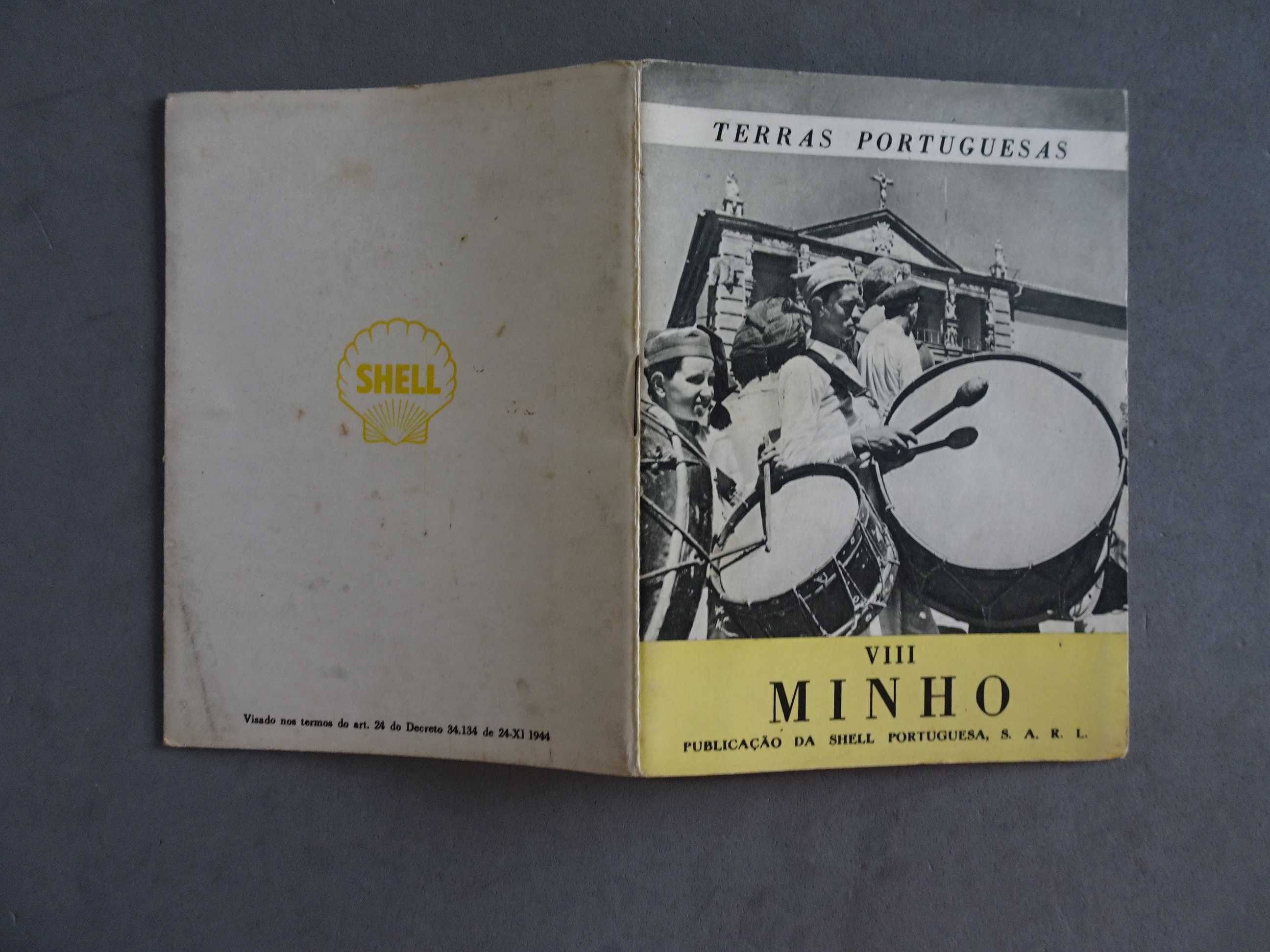 Livro - Terras Portuguesas VIII - MINHO - Shell Portuguesa - 1944
