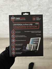 Універсальна зарядна станція Timstool 6 USB Black