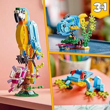 LEGO Creator 3w1 Egzotyczna papuga 31136 + torba GRATIS