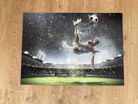 Obraz piłkarz, wymiary 70cmx50cm. Stan idealny, nieużywane
