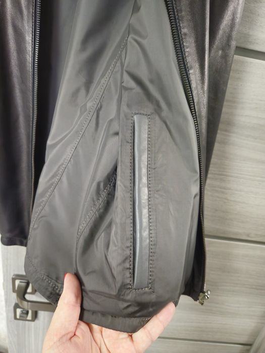 Кожаная двусторонняя куртка в идеальном состоянии