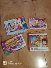 puzzle i gry dla dziewczynki