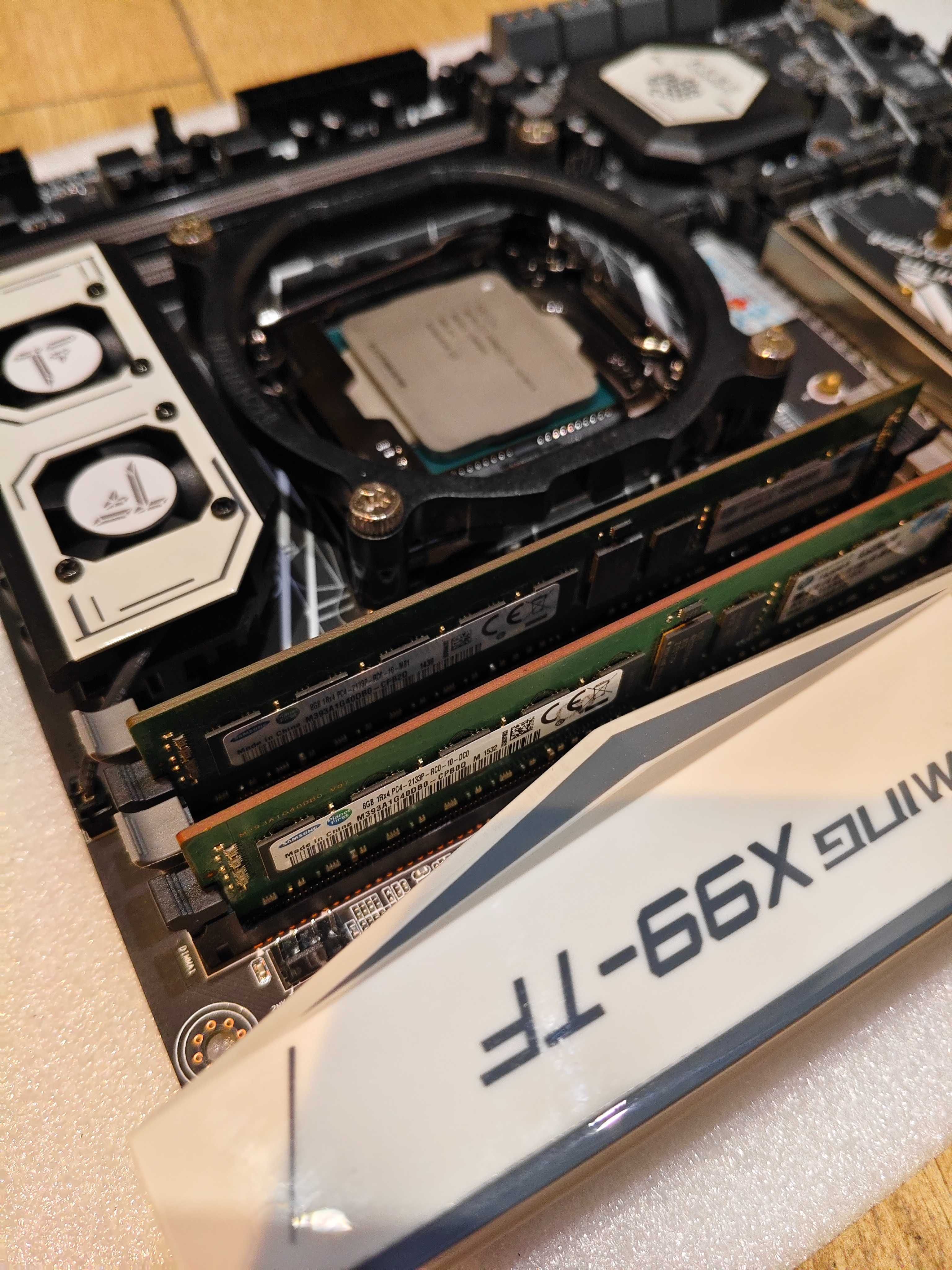Комплект Intel Xeon E5-2678 v3, Huananzhi Gaming X99-TF, 16ГБ DDR4