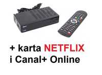 Tuner DVB-T STB z karta Netflix i Canal+ Online