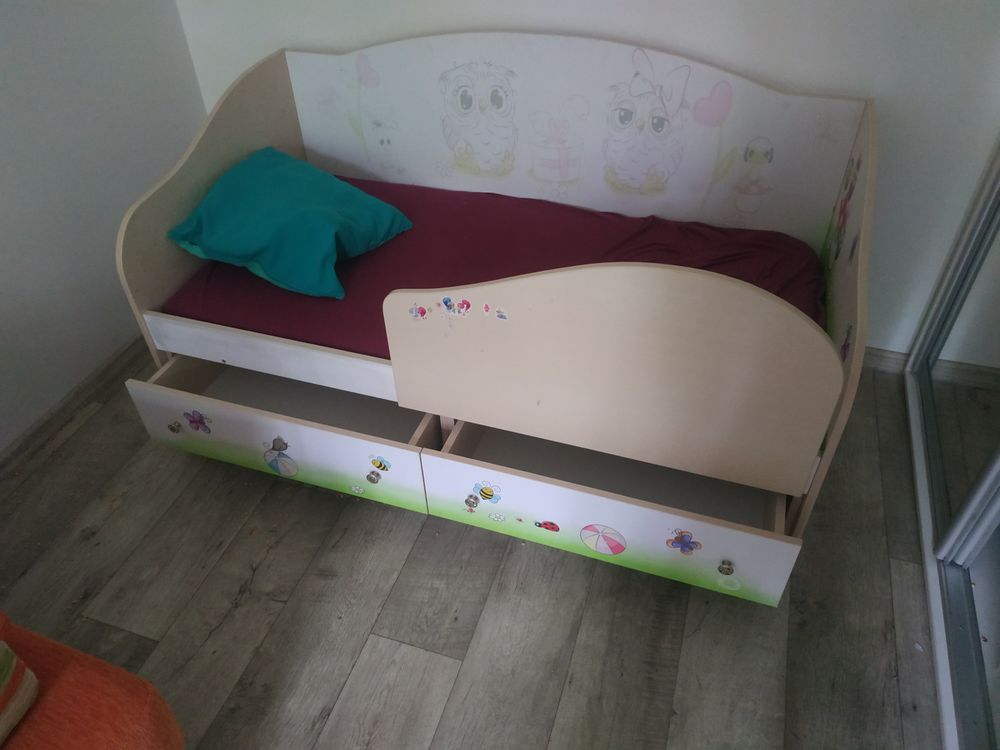 Дитяча кроватка ліжко з бортами